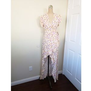 Andrea Ruffle AFRM Wrap Dress